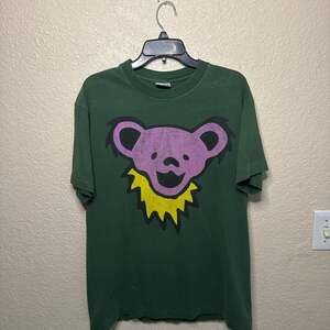 Vintage Grateful Dead Jerry Garcia Bear T-shirt. Size Large. Single Stitch